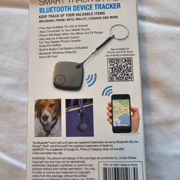 itek Smart Track & Find Bluetooth Device Tracker - Picture 2 of 2